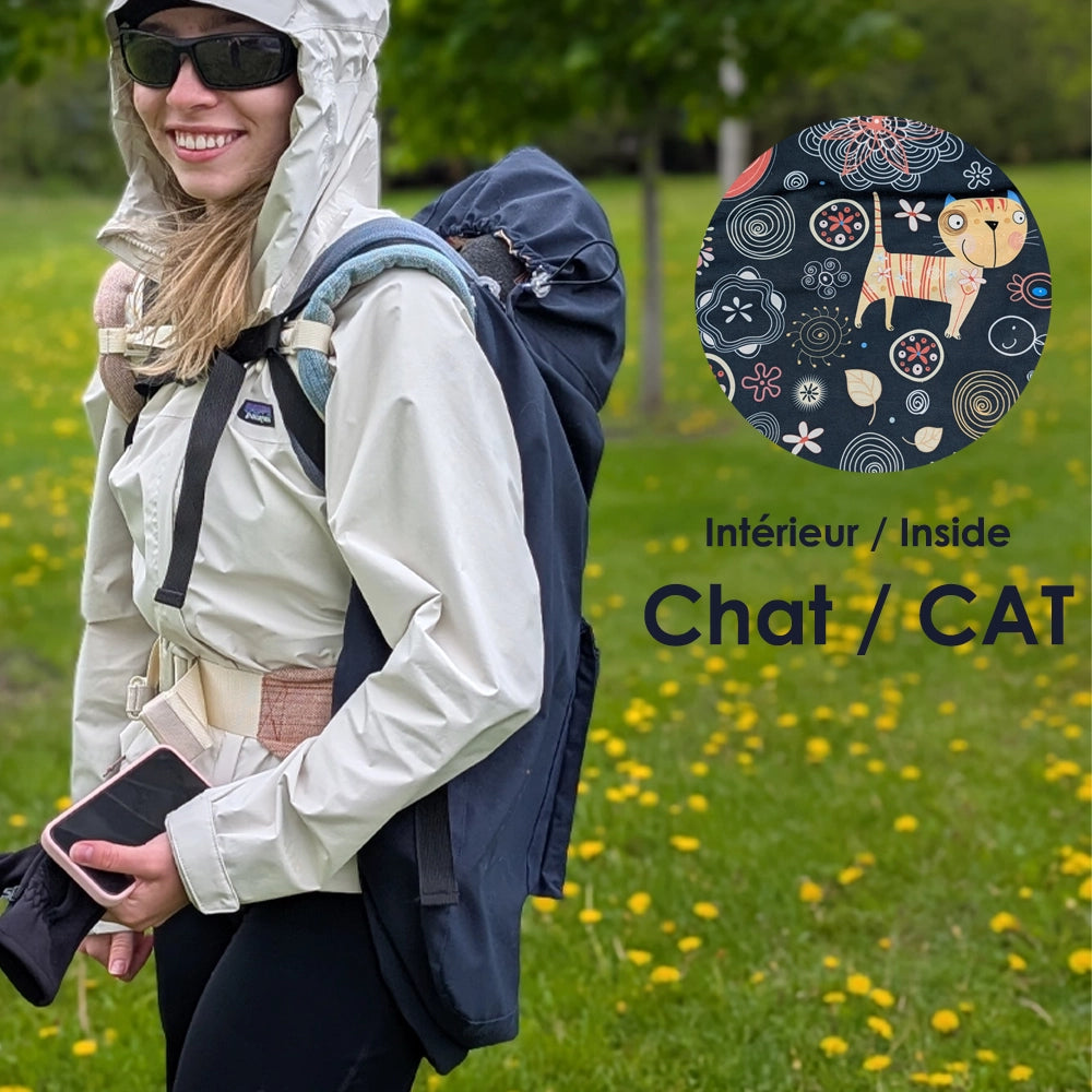 Outdoor Babywearing Cover - Navy blue