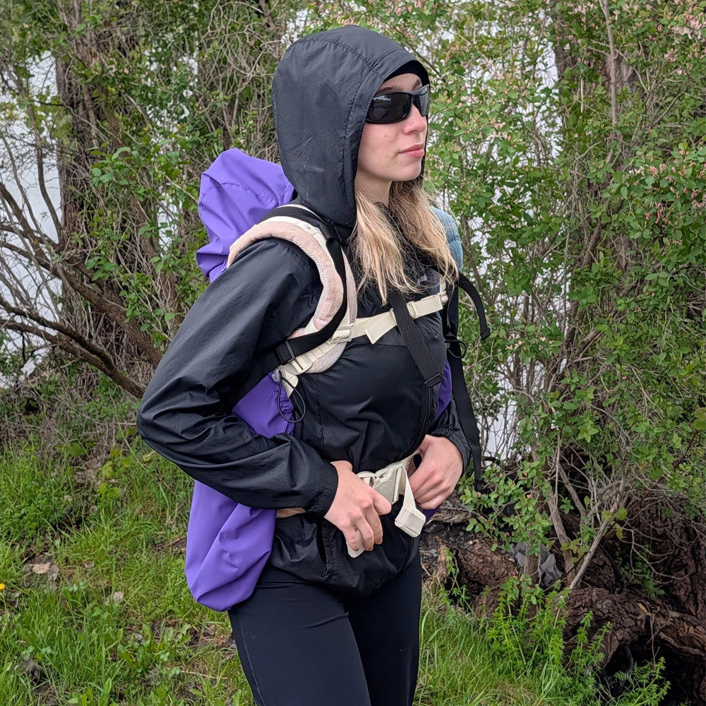 Outdoor Babywearing Cover - Violet