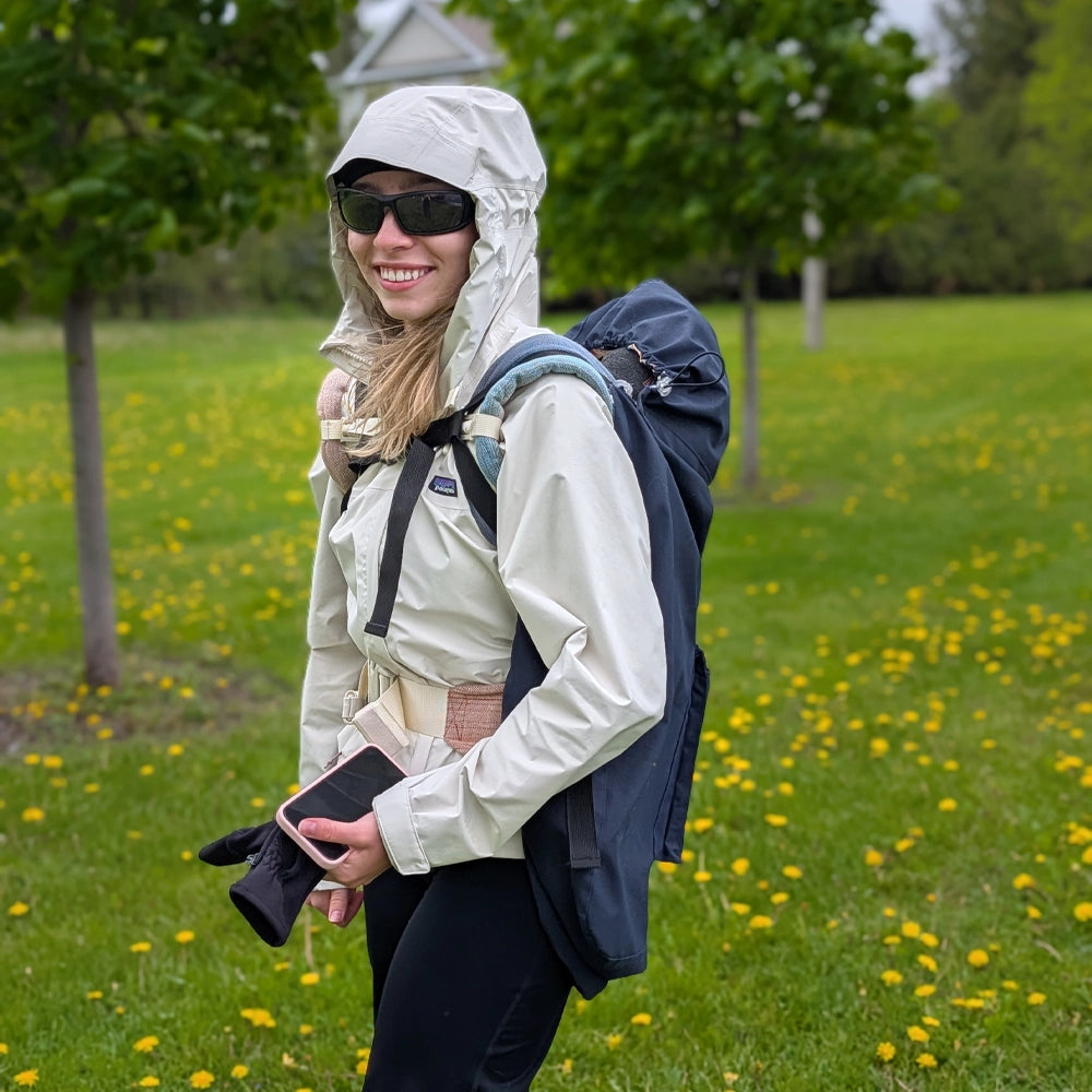 Outdoor Babywearing Cover - Navy blue