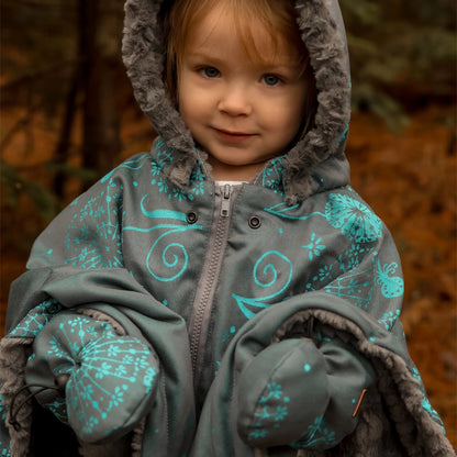 Oodee Mittens | Dandelion Aqua