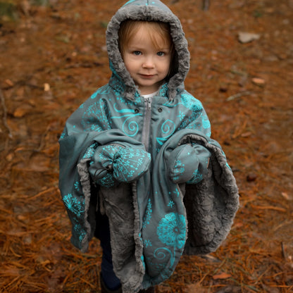 Oodee Mittens | Dandelion Aqua