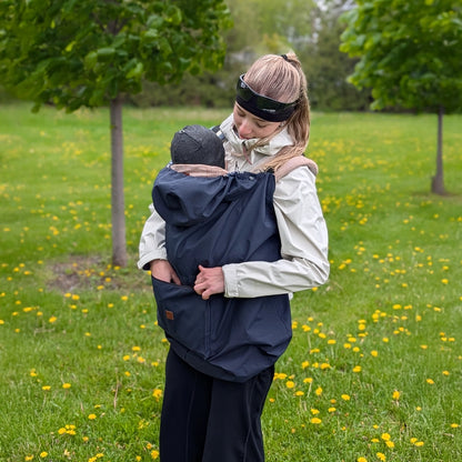 Outdoor Babywearing Cover - Navy blue