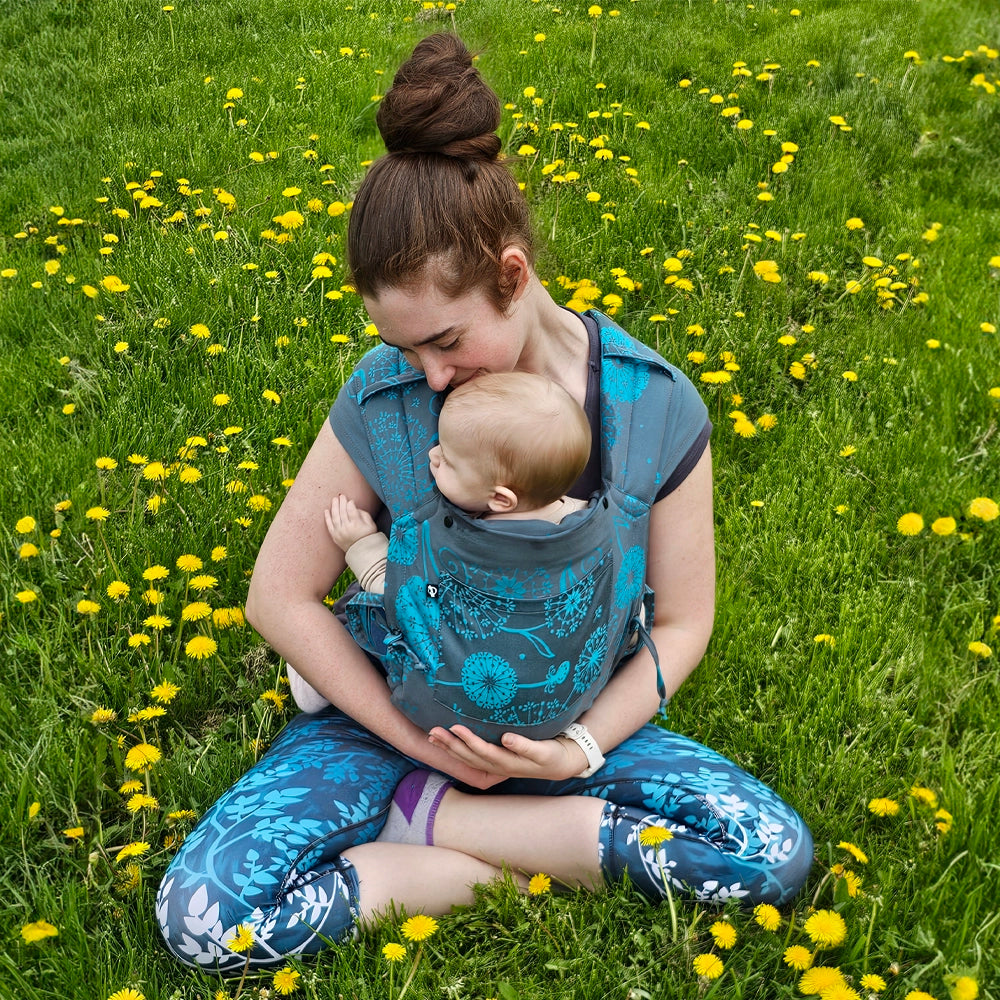 Mei Tai Hybride | Dandelion Aqua - Chimpäroo