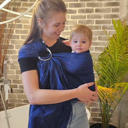 Écharpe porte-bébé ring sling lin linnen