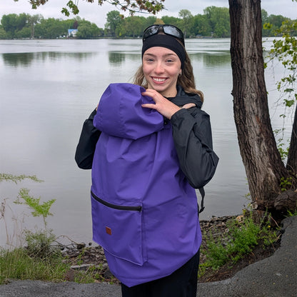 Outdoor Babywearing Cover - Violet