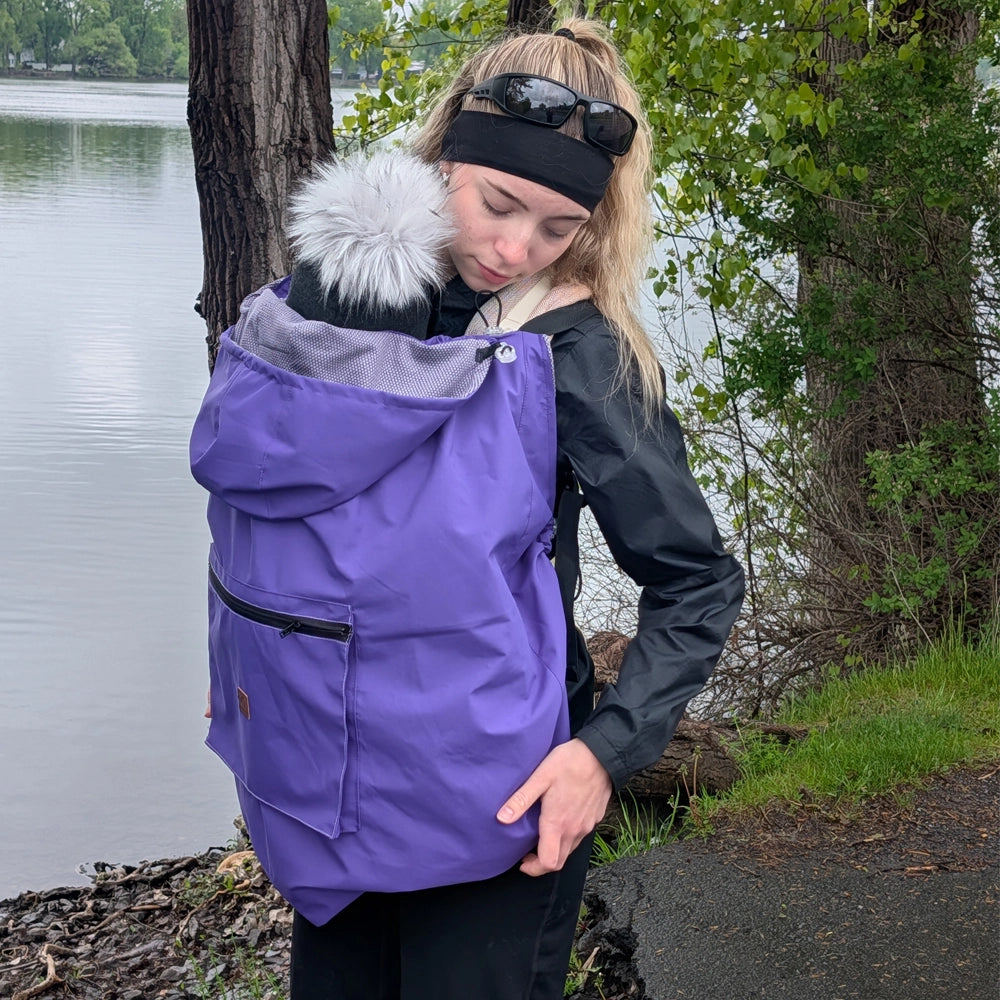 Outdoor Babywearing Cover - Violet