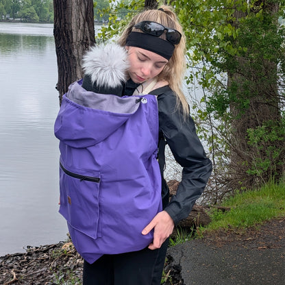 Outdoor Babywearing Cover - Violet