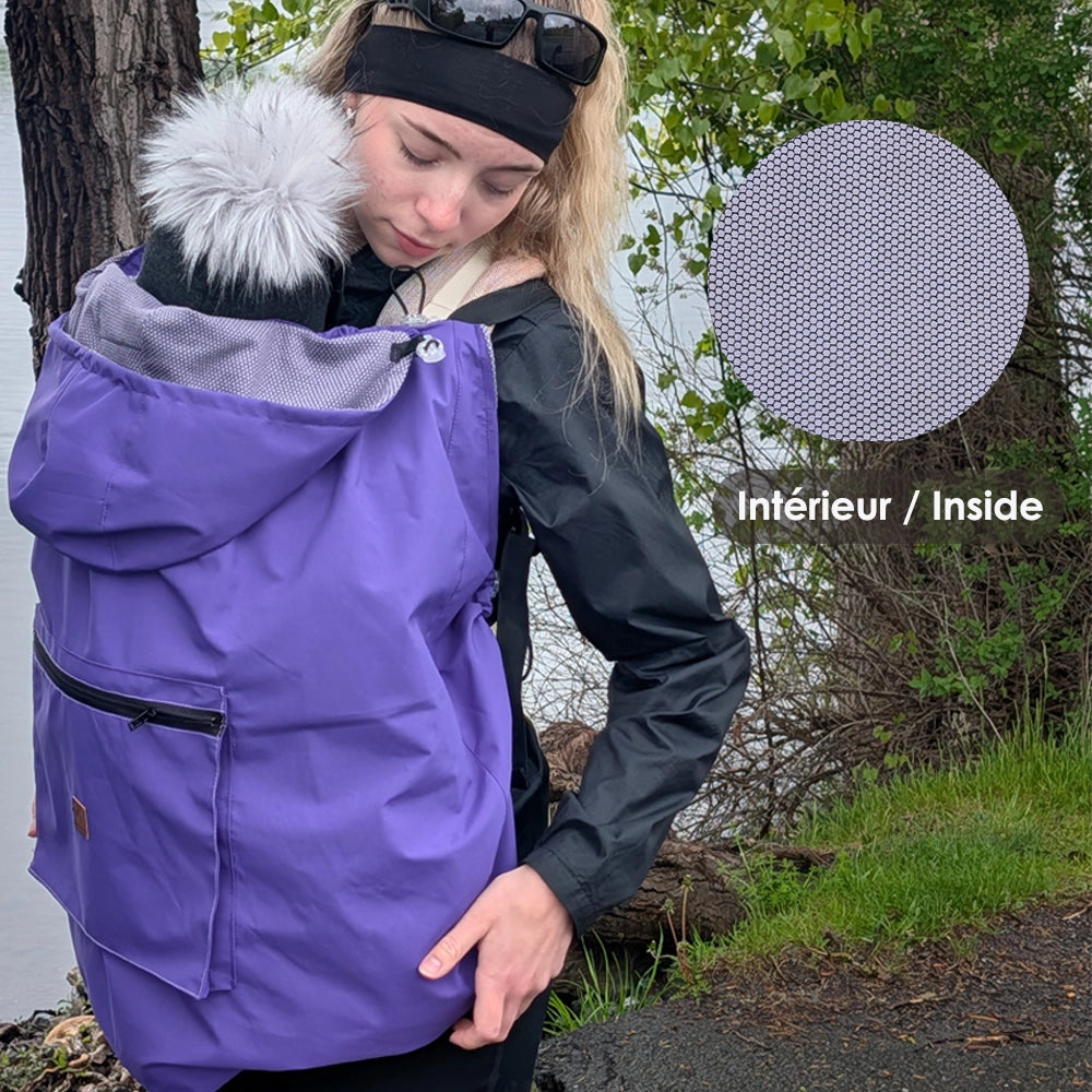 Outdoor Babywearing Cover - Violet