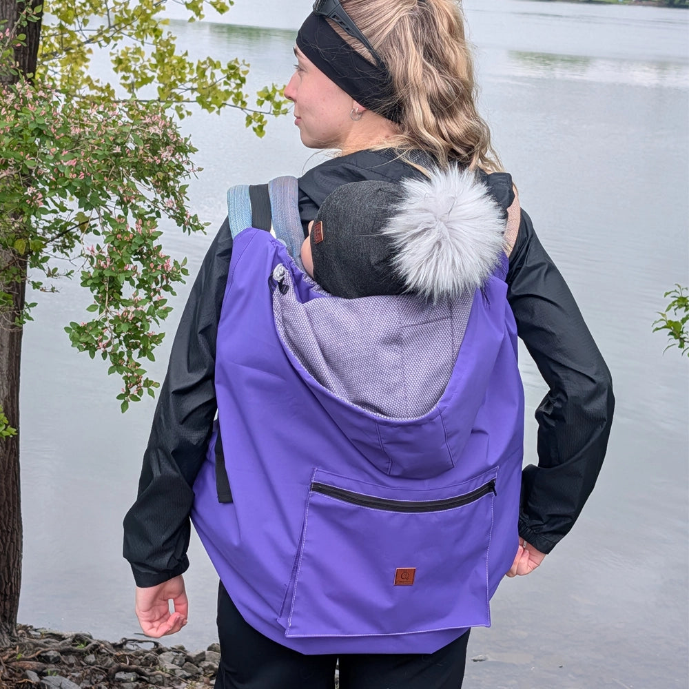 Outdoor Babywearing Cover - Violet