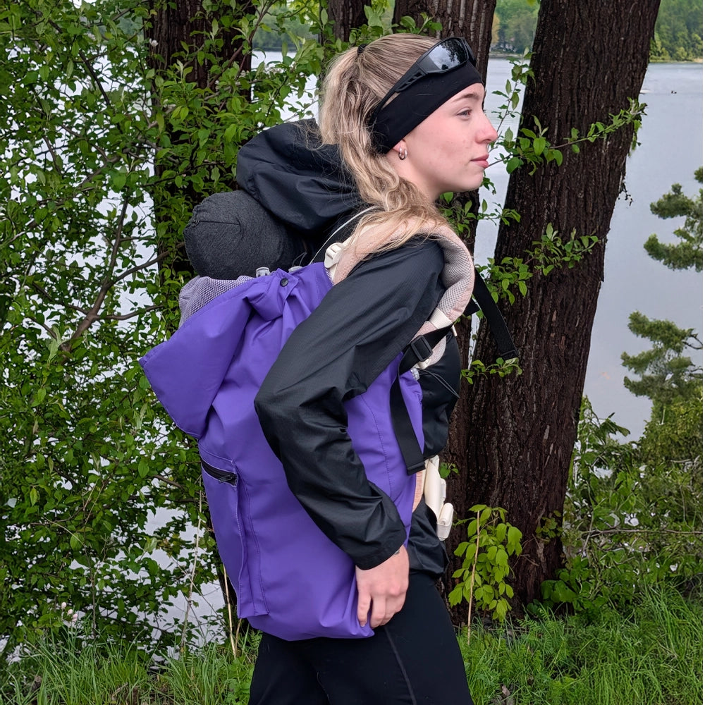 Outdoor Babywearing Cover - Violet