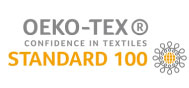Certified Oeko-Tex Standard 100