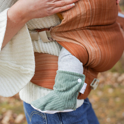 Slippers Créations Joli | Corduroy Jersey - Plain Sage Green